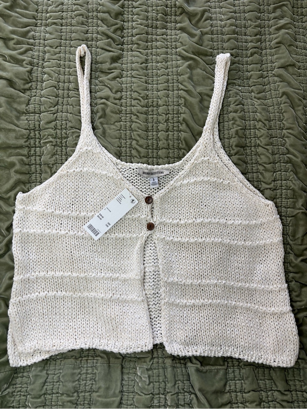 NWT Urban Outfitters Knit Boho Flyaway Tank Top